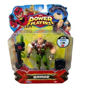 Playmates ZAG Heroez Power Players Sarge Action Figure With Backpack & Launcher